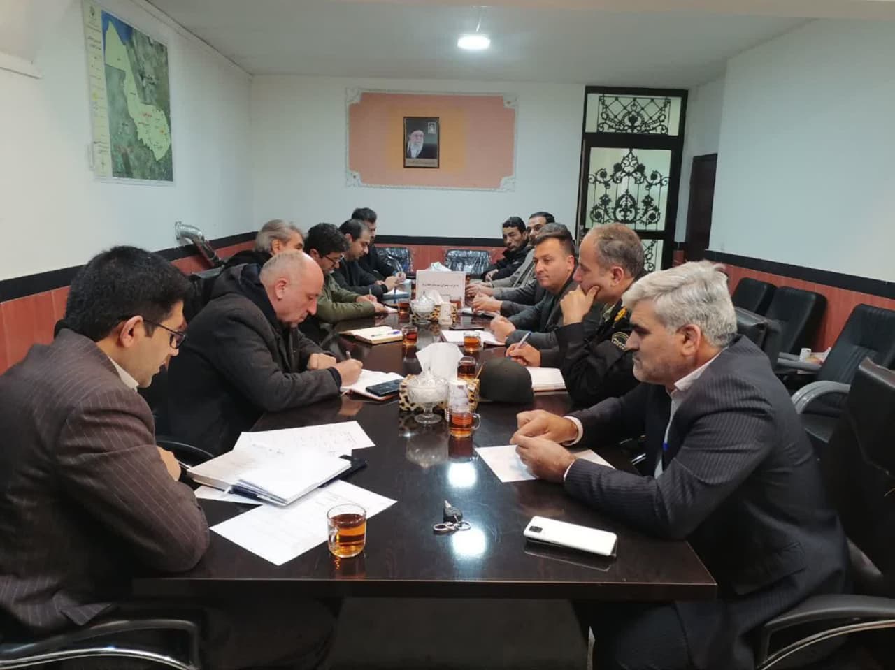 جلسه مدیریت بحران شهرستان چهاربرج