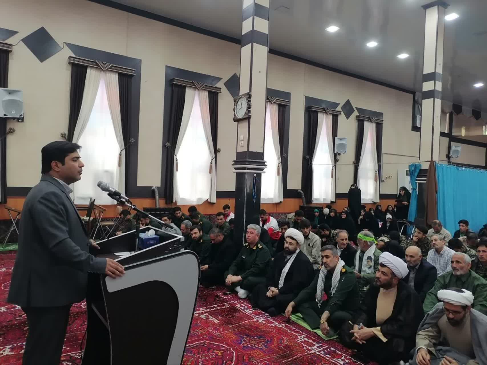 برگزاری همایش اقتدار بسیجیان در شهرستان چهاربرج