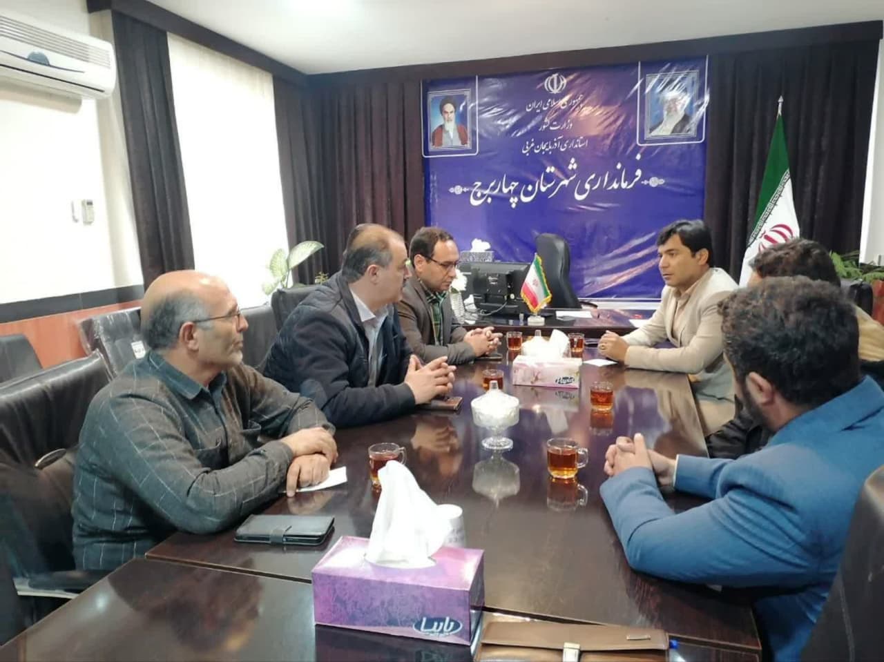 چهاربرج به شبکه ارتباطی فیبر نوری مجهز میشود