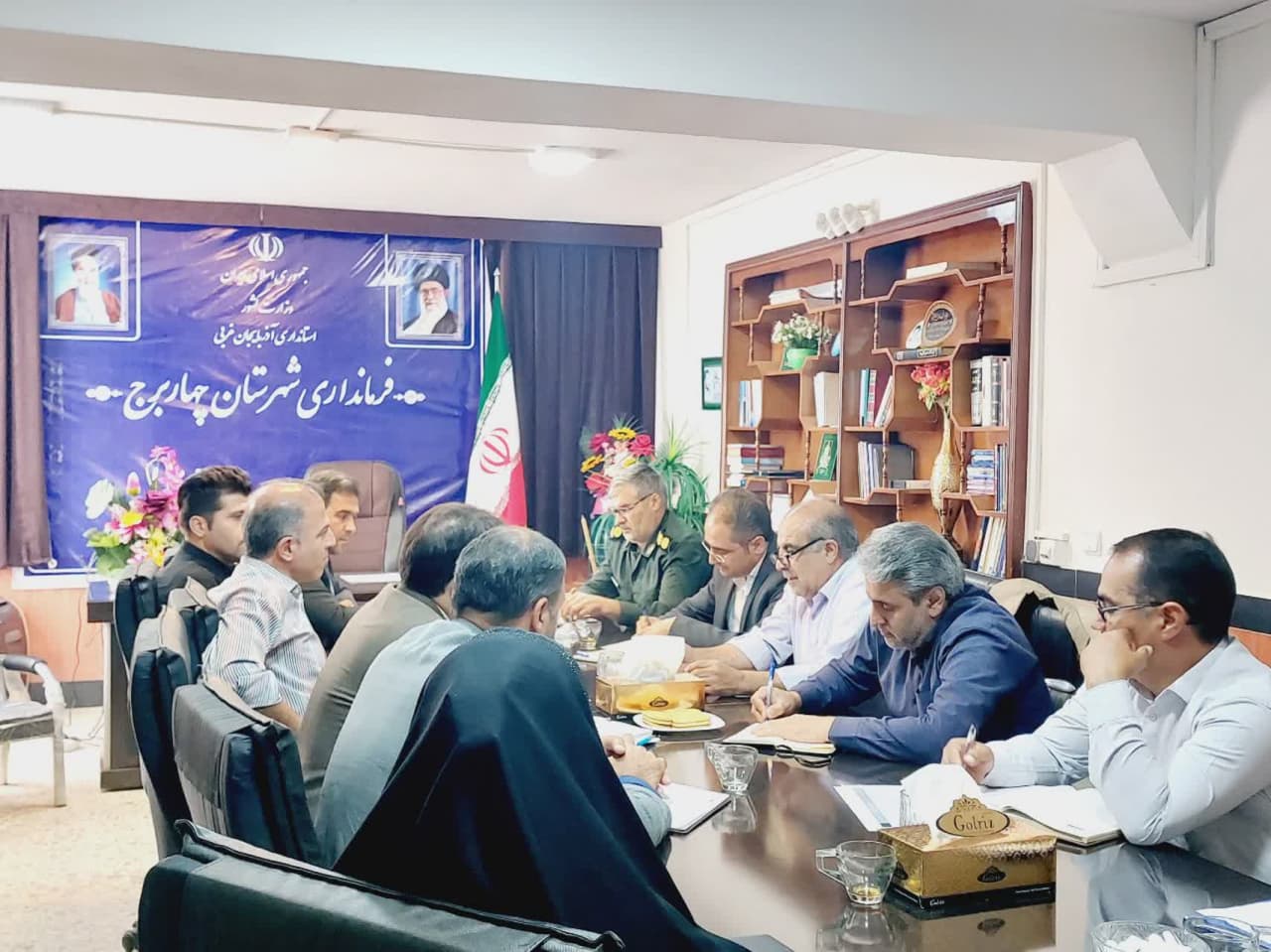 جلسه کارگروه اشتغال،تسهیلات و رفع موانع تولید شهرستان چهاربرج