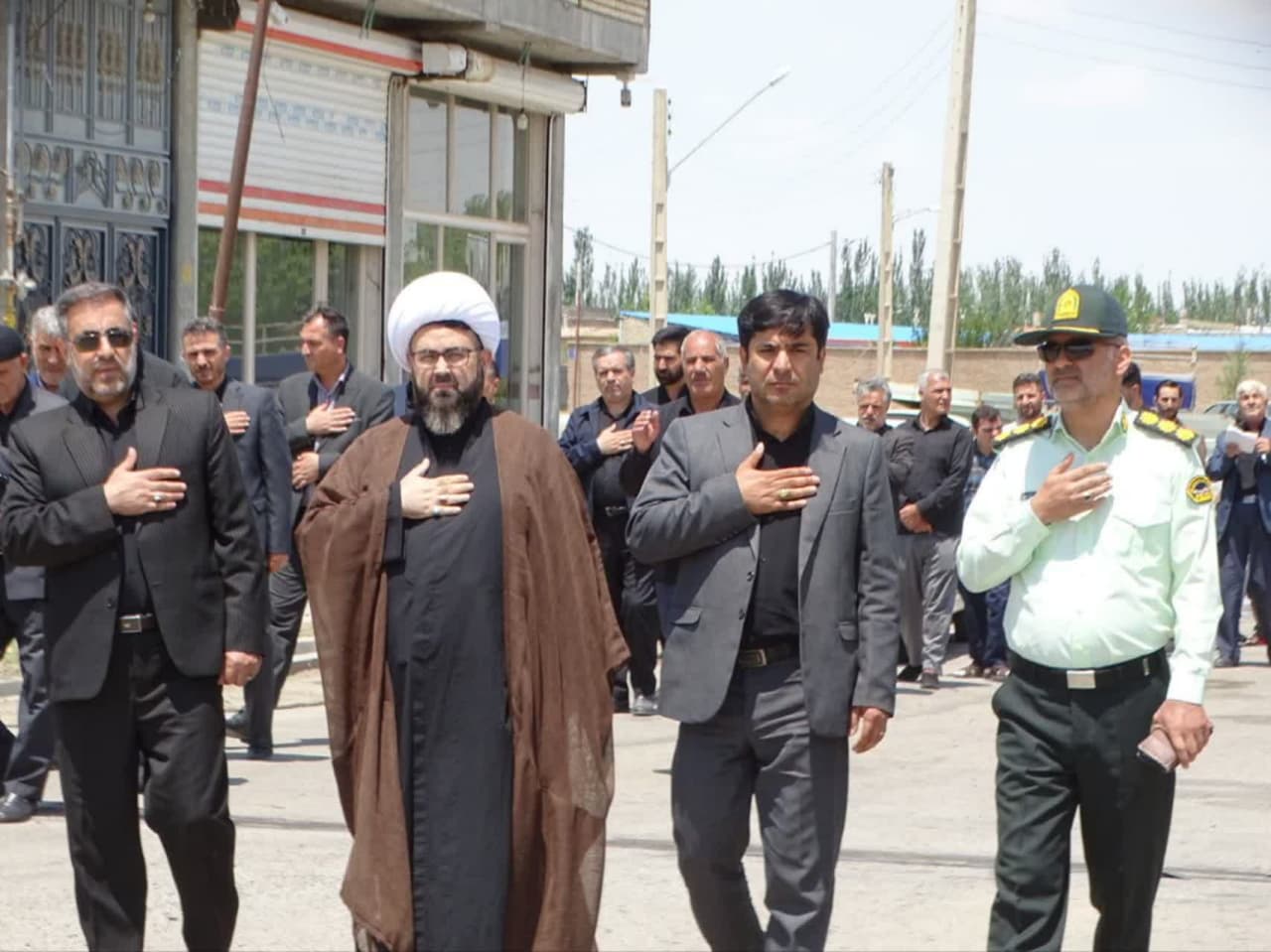 برگزاری دسته عزاداری ارتحال امام خمینی (ره) در چهاربرج