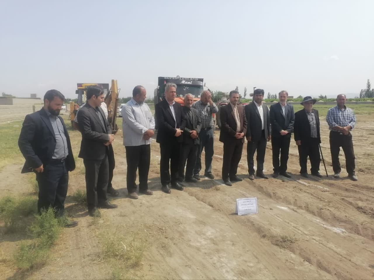 آغاز عملیات اجرایی احداث مدرسه 6 کلاسه در روستای شعبانلو با مشارکت خیر نیک‌اندیش و خانواده معظم شهدا