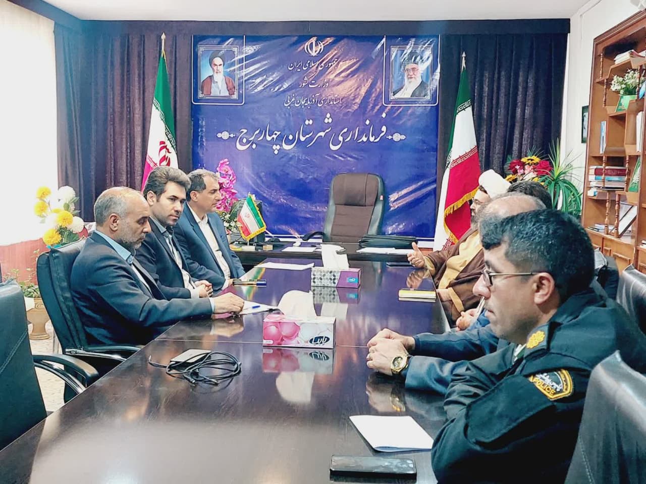 حضور مدیرکل بنیاد مسکن انقلاب اسلامی استان آذربایجان غربی در شهرستان چهاربرج