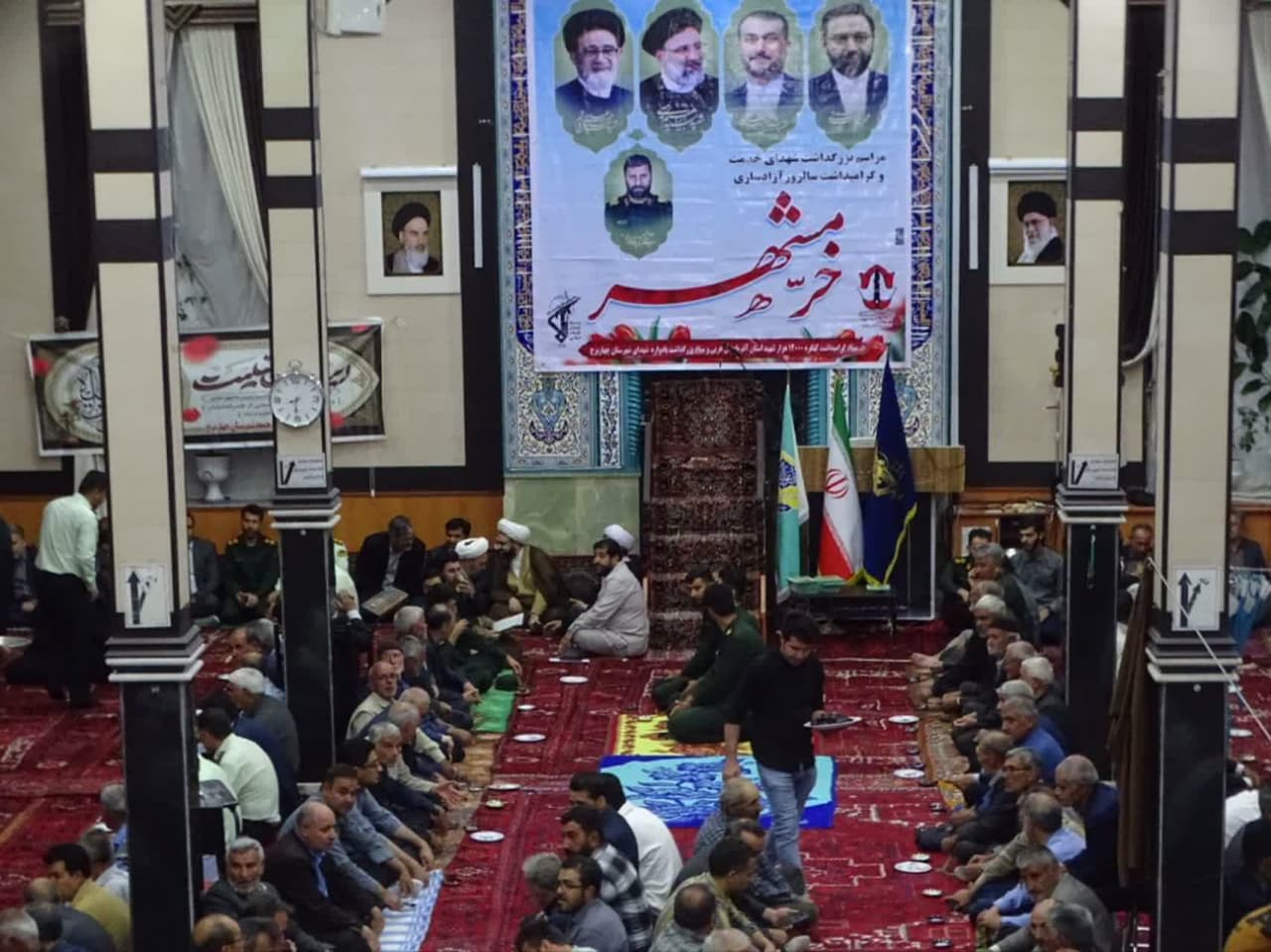 مراسم گرامیداشت نخستین سالگرد شهادت "شهید جمهور" و شهدای خدمت در چهاربرج برگزار شد
