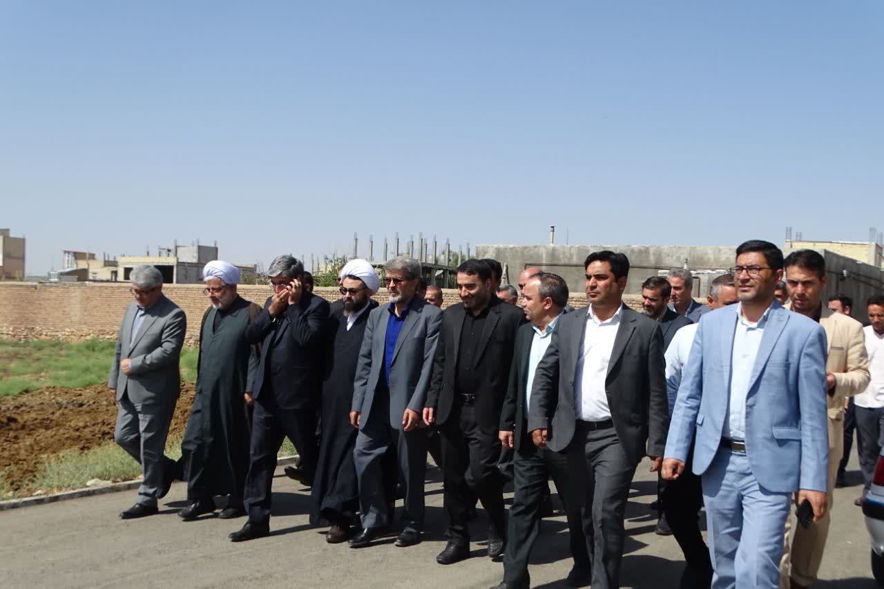 آیین کلنگزنی احداث ساختمان دادگستری شهرستان چهاربرج برگزار شد