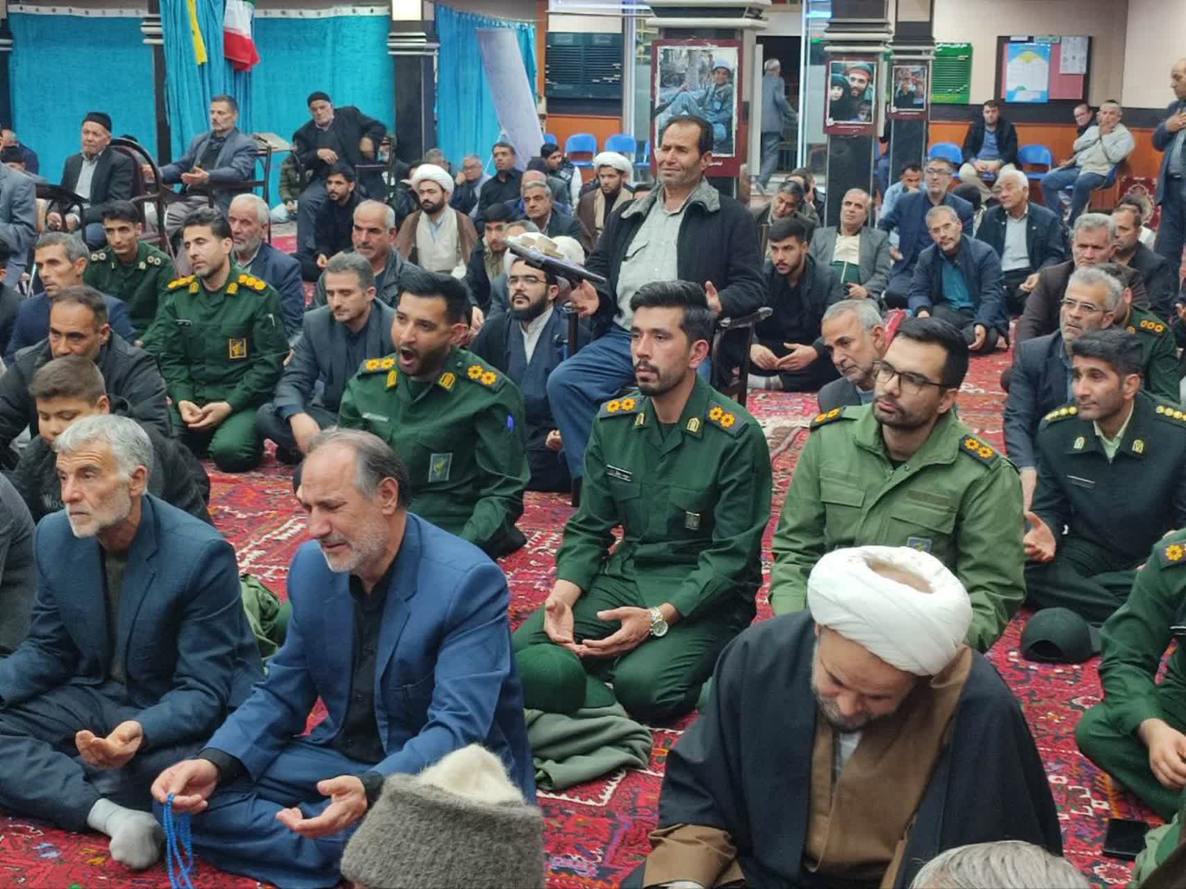 «مردم ولایتمدار چهاربرج در مراسم «شبی با شهدا» گرد هم آمدند»