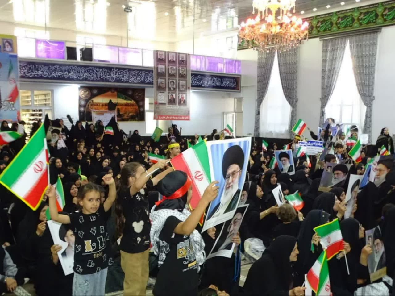 اجتماع عظیم زینبیون در شهرستان چهاربرج برگزار شد