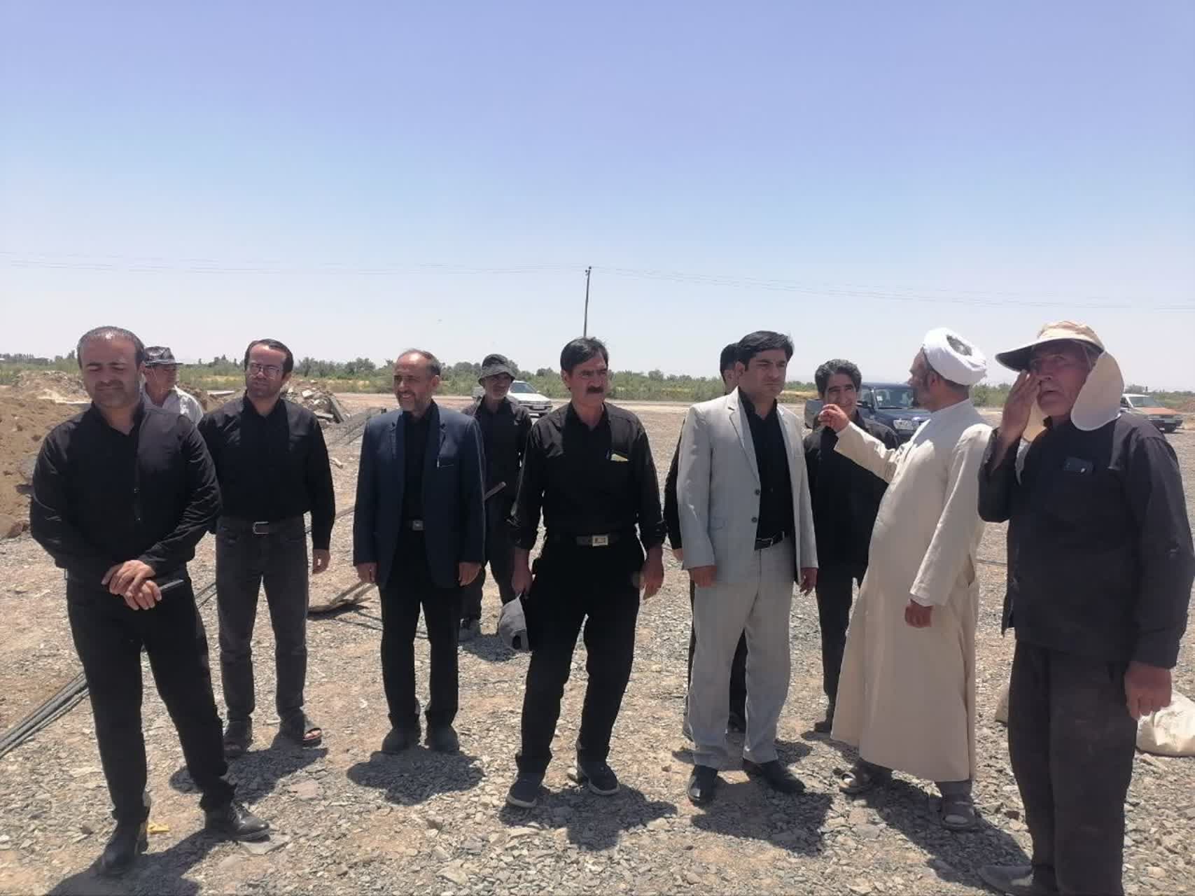 بازدید فرماندار چهاربرج از محل اجرای برنامههای فرهنگی، مذهبی و ورزشی روستای قپچاق