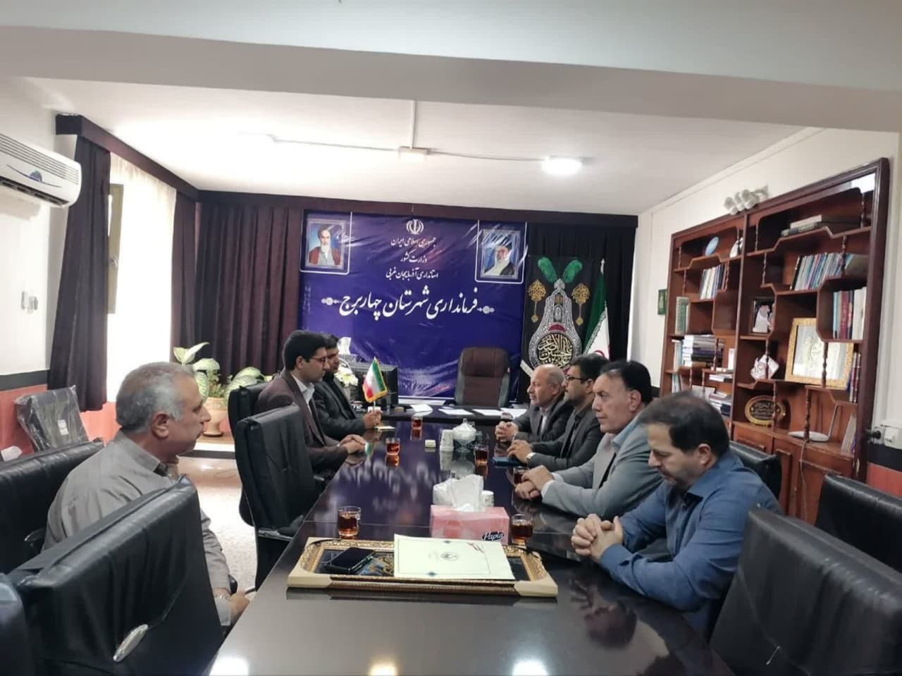 سفر مدیرکل کمیته امداد امام خمینی(ره) به شهرستان چهاربرج