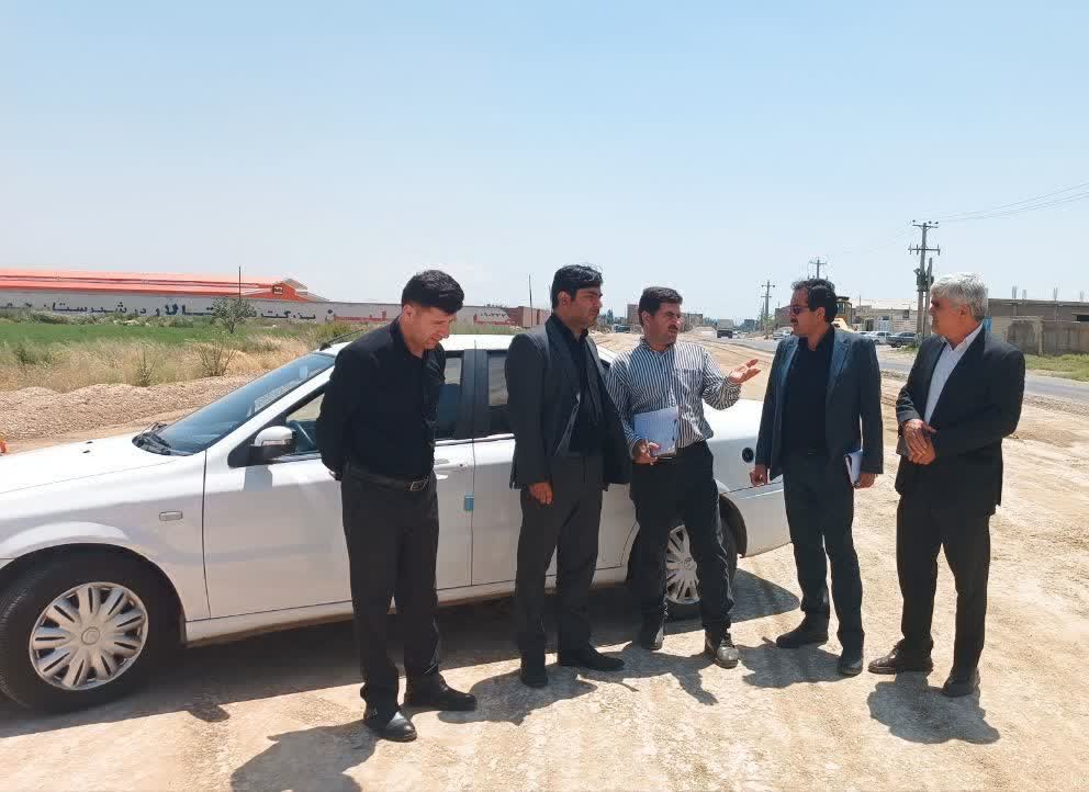 بازدید فرماندار چهاربرج از روند لکه‌گیری و بهسازی معابر شهری