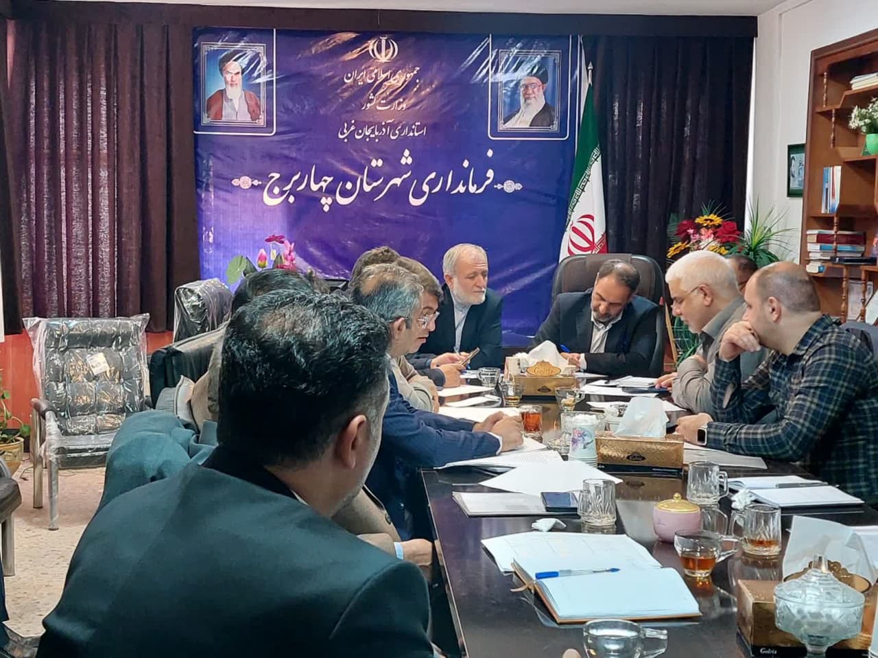 سفر مدیر کل امور مجلس و استان ها در سازمان اداری و استخدامی کشور به شهرستان چهاربرج