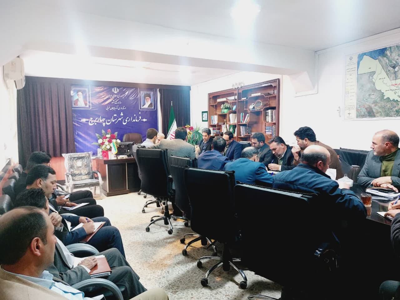 سفر یک روزه مدیرکل دفتر روستایی و شوراهای استانداری به شهرستان چهاربرج