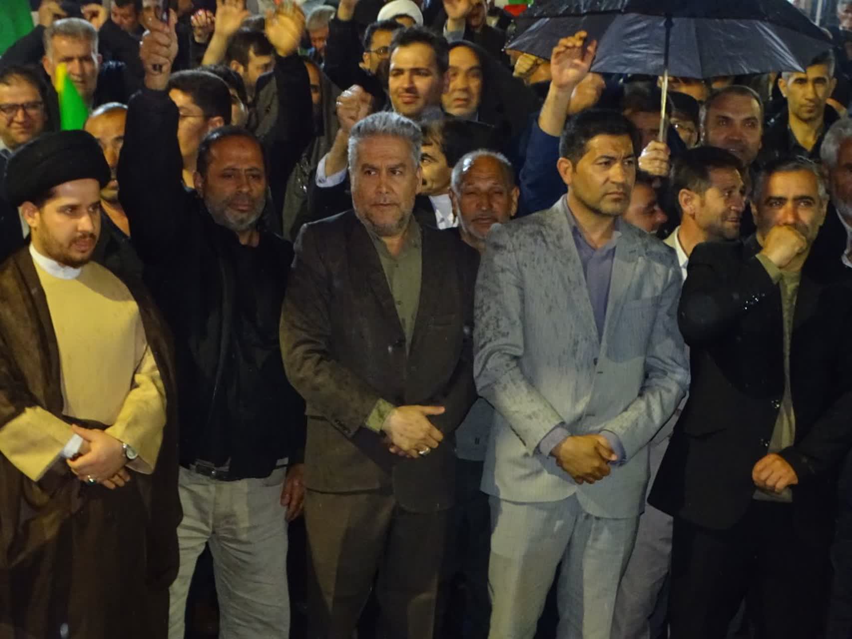 اجتماع باشکوه مردم و مسئولان شهرستان چهاربرج