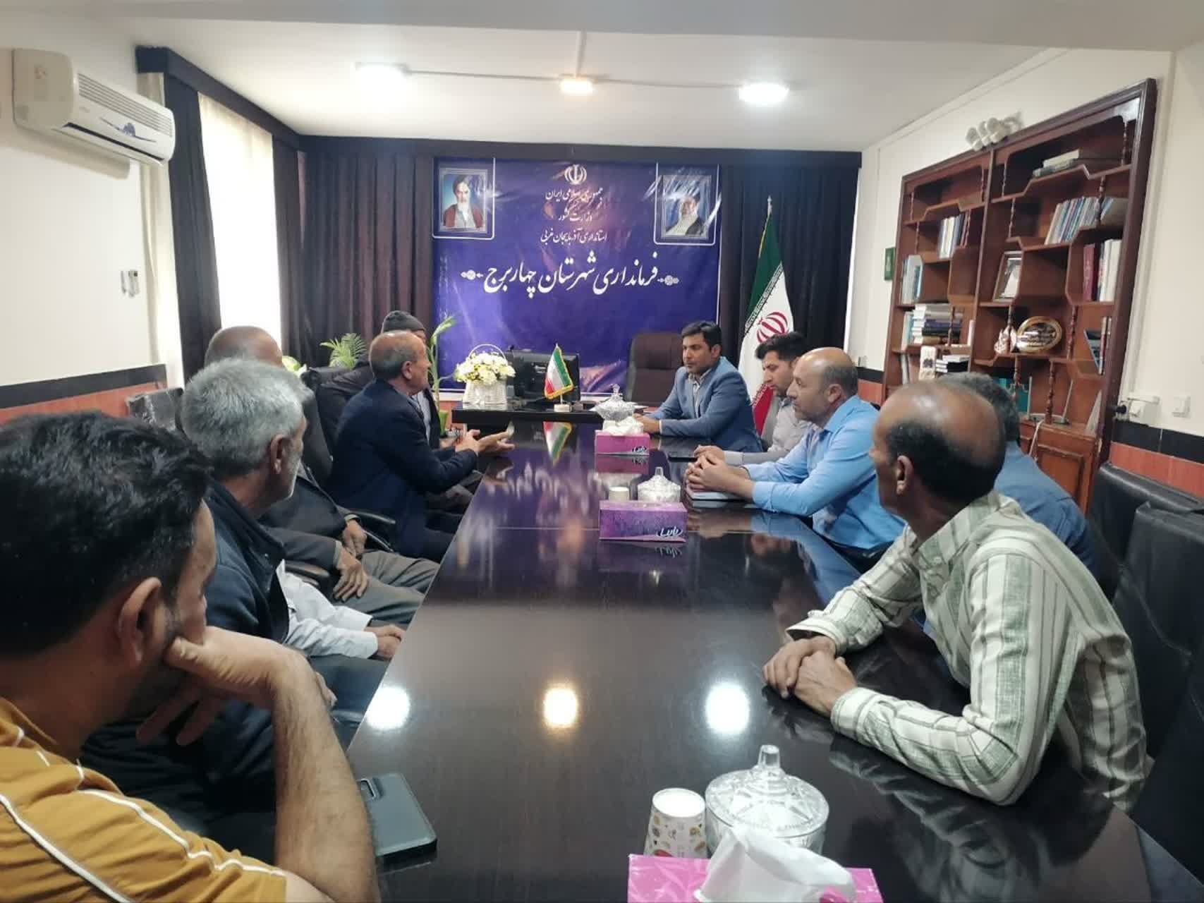 فرماندار چهاربرج: مشکلات اراضی مجاور بلوار فیروزآباد تا حصول نتیجه پیگیری میشود