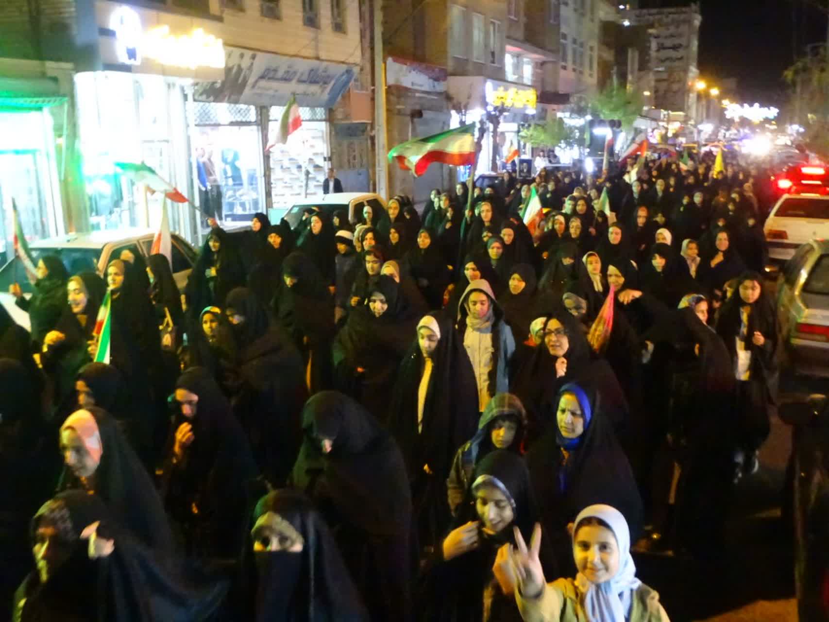 اجتماع باشکوه مردم و مسئولان شهرستان چهاربرج