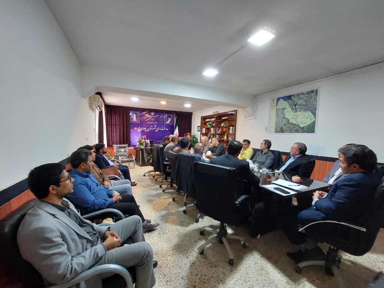 سفر مدیر کل امور مجلس و استان ها در سازمان اداری و استخدامی کشور به شهرستان چهاربرج