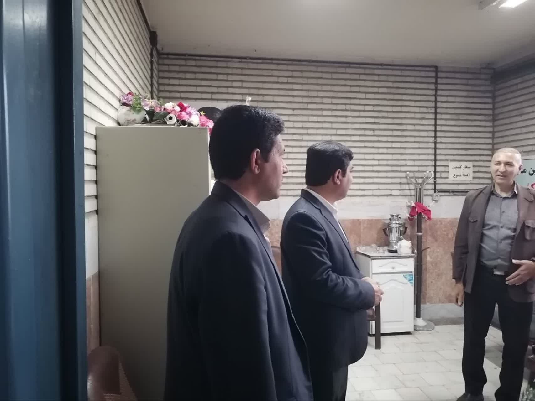 بازدید سرزده فرماندار از اداره ورزش و جوانان چهاربرج