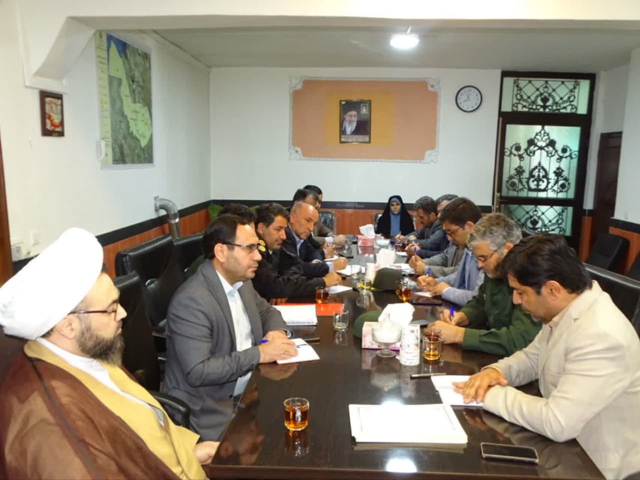 برگزاری جلسه هماهنگی ستاد بزرگداشت 12٬000 شهید استان(در قالب شهرستانی) در فرمانداری چهاربرج