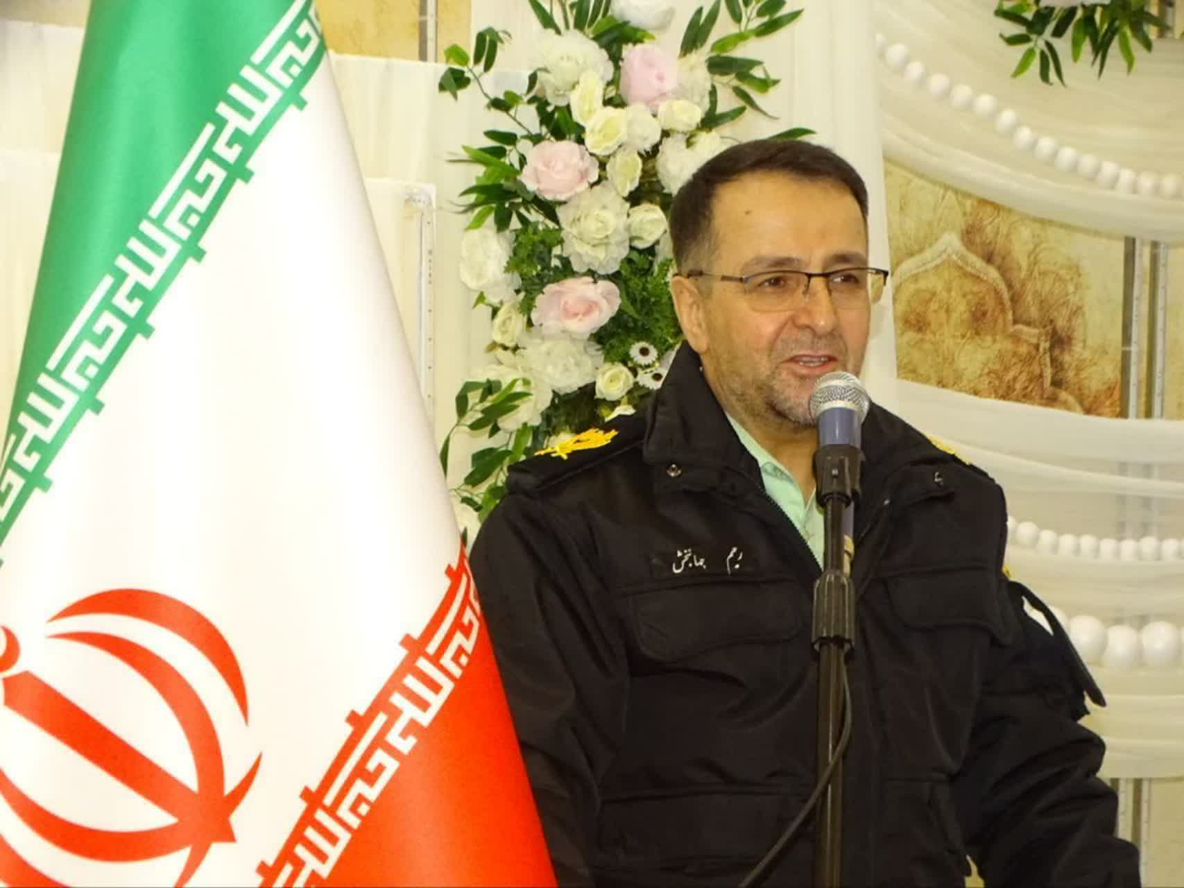 مراسم تودیع و معارفه فرمانده انتظامی شهرستان چهاربرج با حضور فرمانده انتظامی آذربایجان غربی برگزار شد