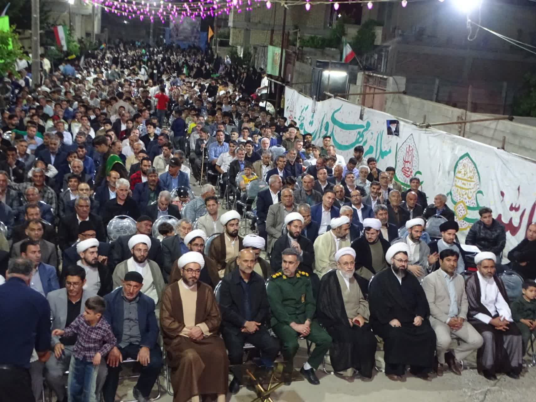 برگزاری جشن باشکوه عید غدیر در شهرستان چهاربرج