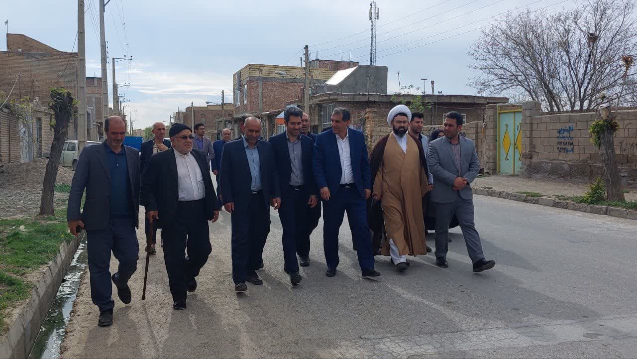 حضور مدیرکل بنیاد مسکن انقلاب اسلامی استان آذربایجان غربی در شهرستان چهاربرج