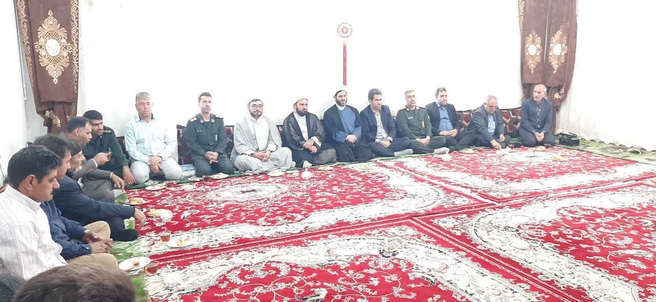 دیدار با خانواده های معظم شهید جاویدالاثر عبدالحسین الله بخش و شهید محمودزاده از روستای قپچاق
