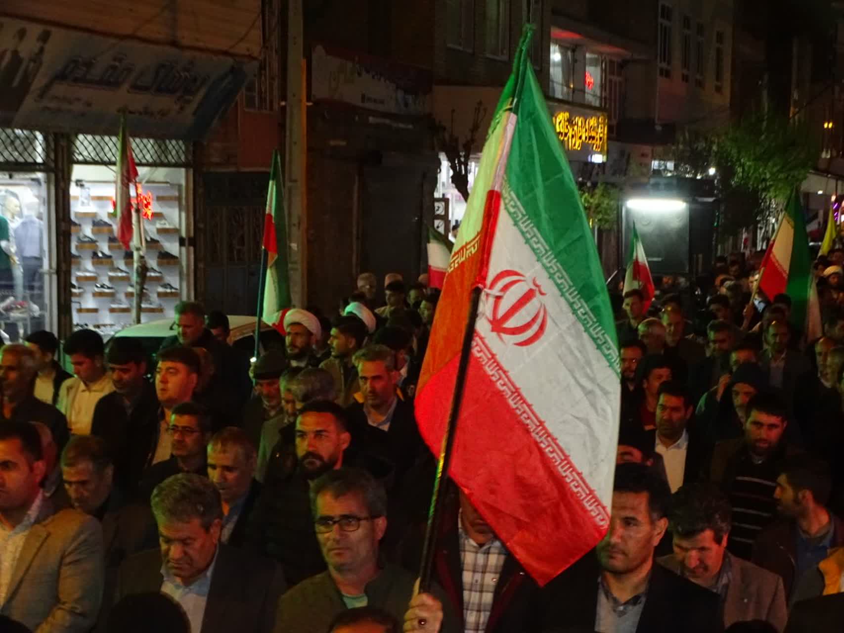 اجتماع باشکوه مردم و مسئولان شهرستان چهاربرج