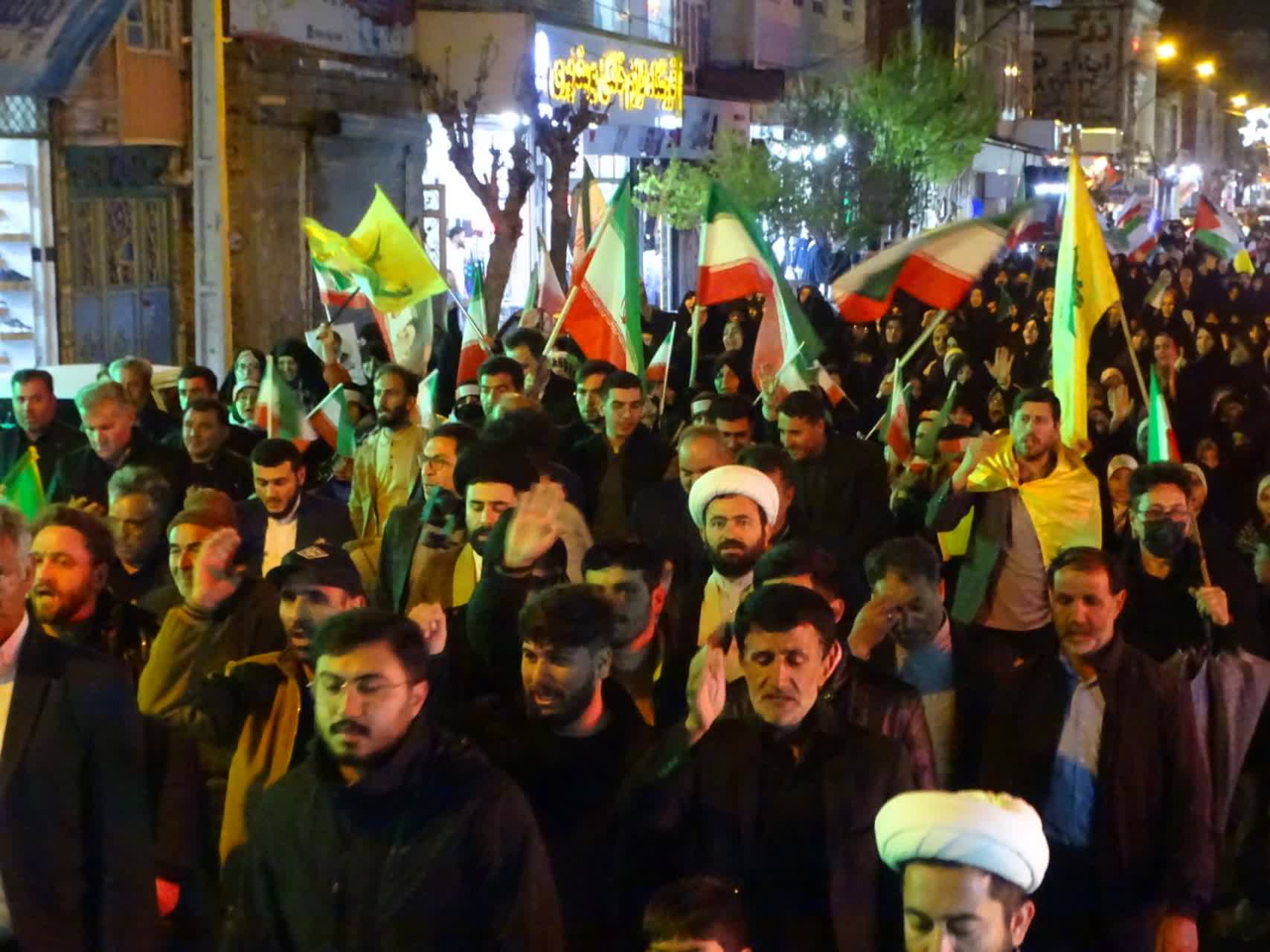 اجتماع باشکوه مردم و مسئولان شهرستان چهاربرج