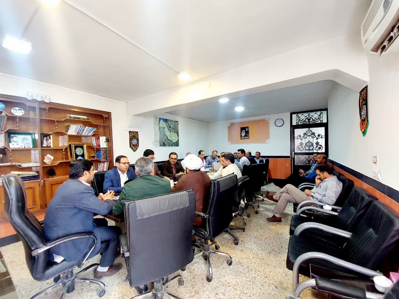 جلسه هماهنگی همایش پیاده‌روی جاماندگان اربعین حسینی در چهاربرج برگزار شد