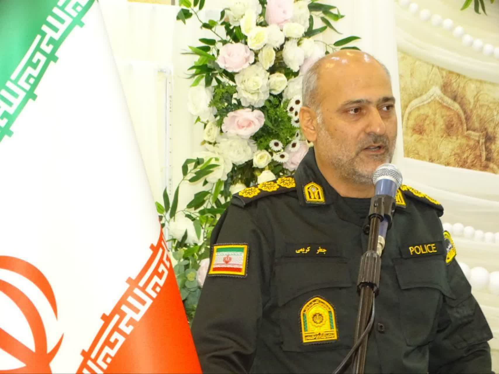 مراسم تودیع و معارفه فرمانده انتظامی شهرستان چهاربرج با حضور فرمانده انتظامی آذربایجان غربی برگزار شد