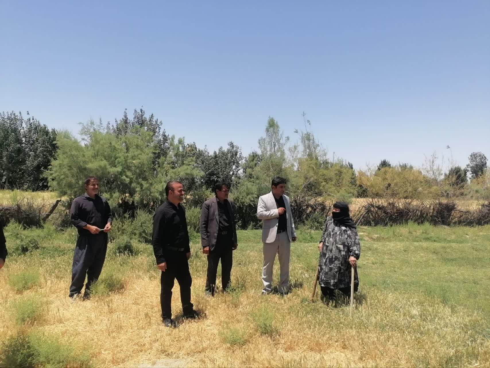 بازدید فرماندار چهاربرج از روند اجرای طرح هادی روستای آغداش