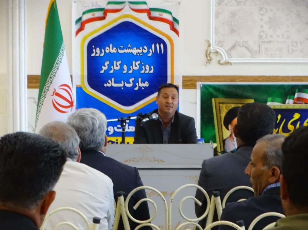 برگزاری مراسم گرامیداشت روز ملی شوراهای اسلامی و هفته کار و کارگر در شهرستان چهاربرج