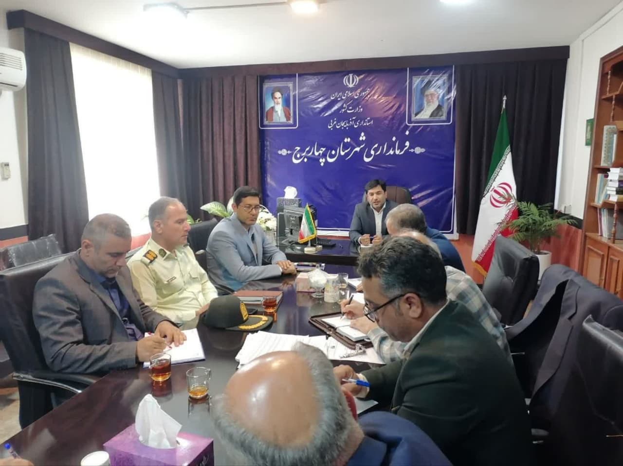 دومین جلسه شورای حفاظت از منابع آب شهرستان چهاربرج برگزار شد