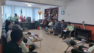 استقرار فرماندهی انتظامی در شهرستان چهاربرج