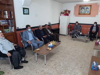 سفر حجت الاسلام و المسلمین نیساری مشاور امور ایثارگران استانداری