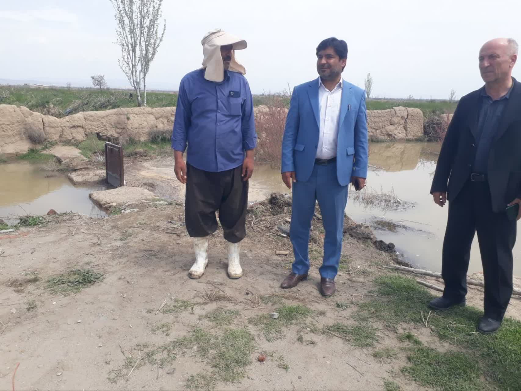 با مدیریت صحیح منابع آبی و لایروبی انهار محقق شد؛رفع مشکل تامین آب اراضی کشاورزی روستای منصورآباد