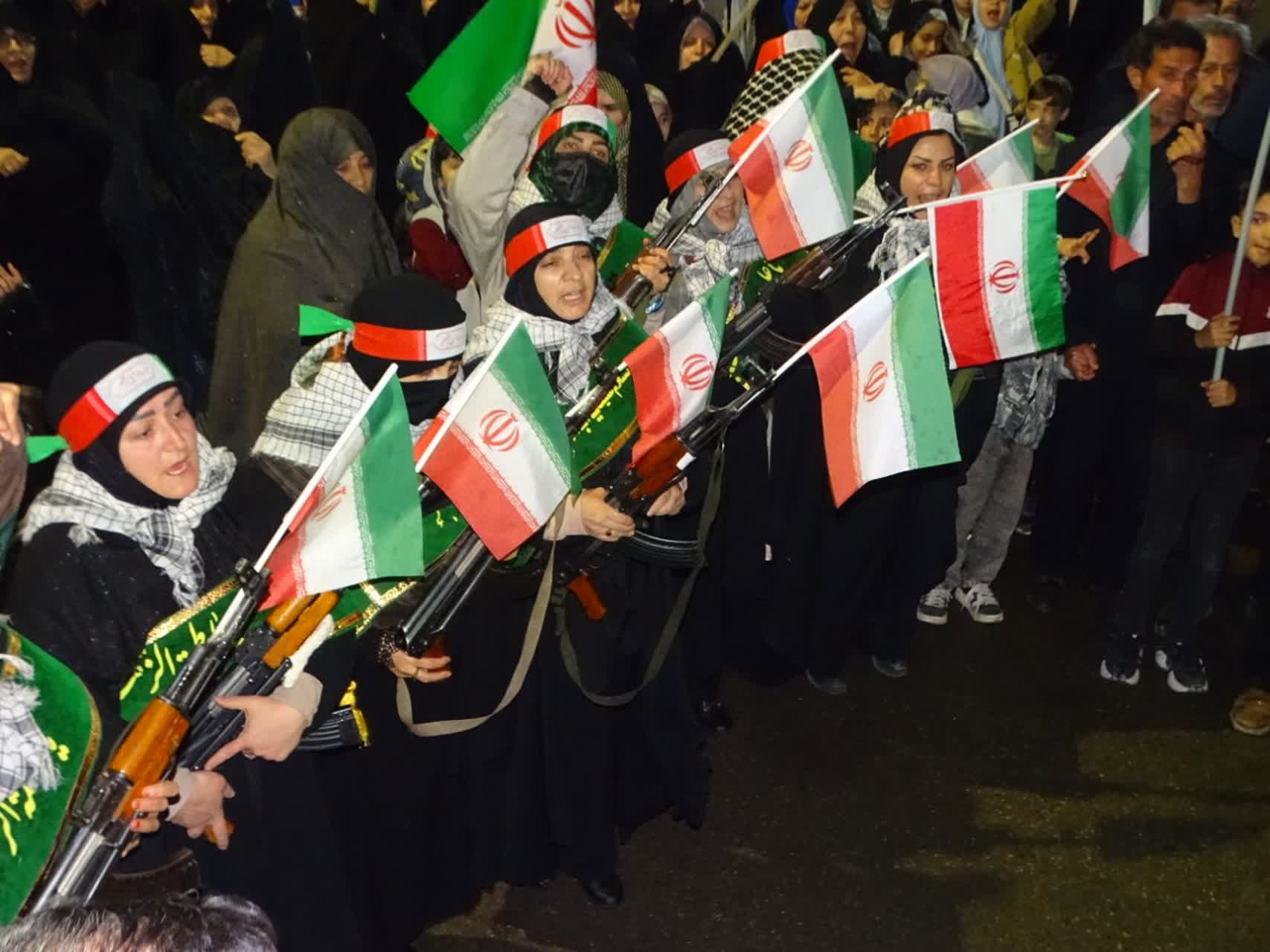 اجتماع باشکوه مردم و مسئولان شهرستان چهاربرج