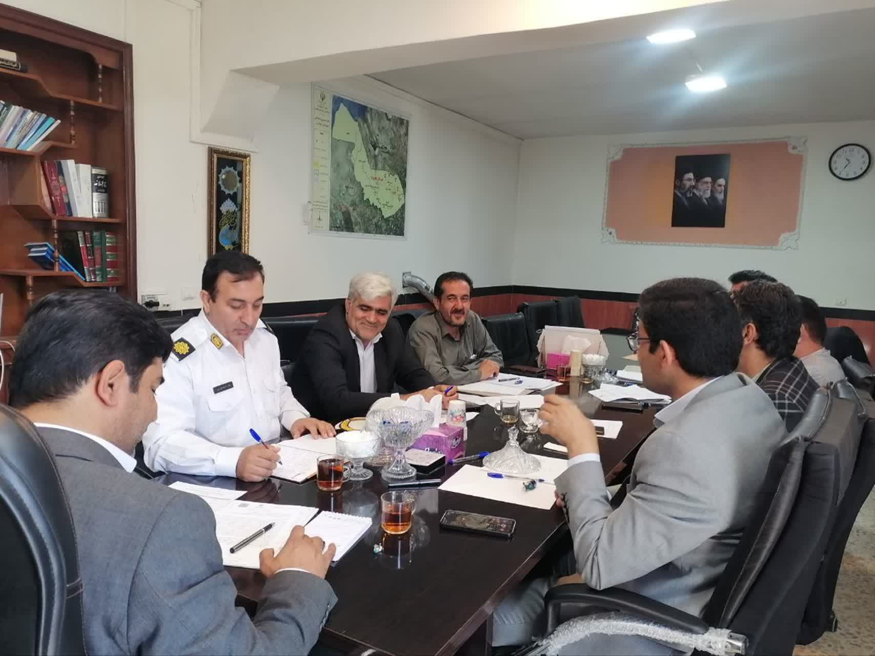 برگزاری نخستین جلسه شورای ترافیک شهرستان چهاربرج در سال 1405