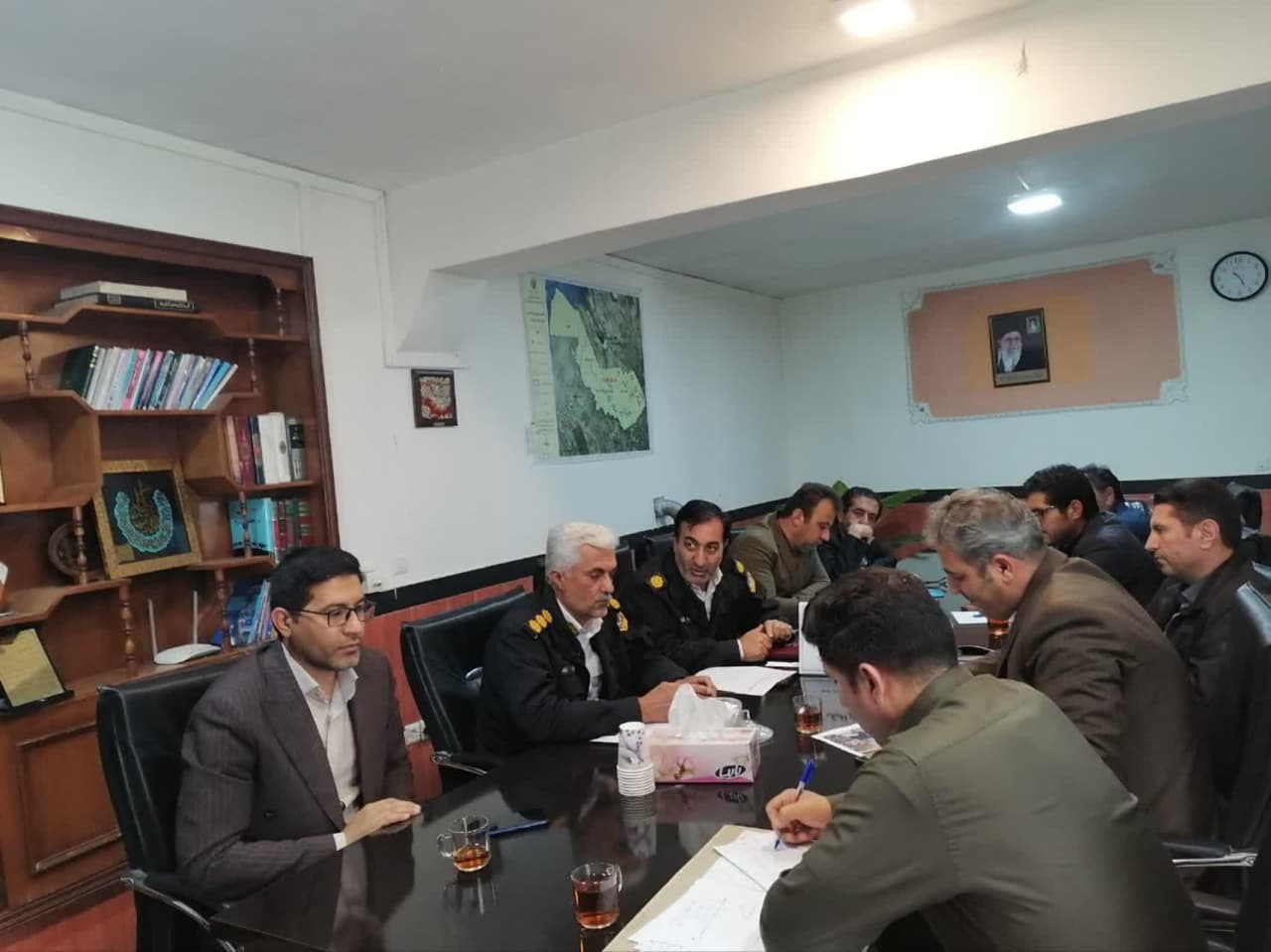برگزاری جلسه شورای ترافیک شهرستان چهاربرج