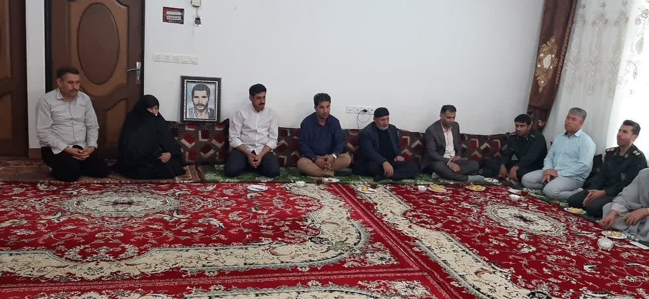دیدار با خانواده های معظم شهید جاویدالاثر عبدالحسین الله بخش و شهید محمودزاده از روستای قپچاق