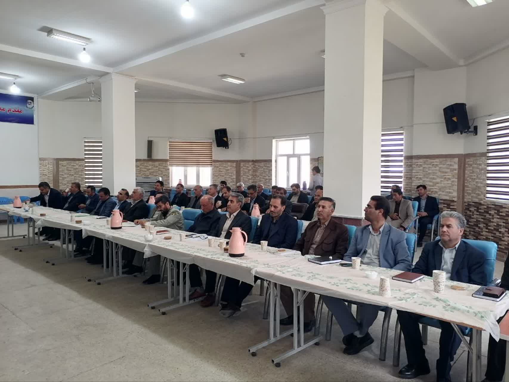 اولین جلسه شورای اداری شهرستان چهاربرج در سال 1405 برگزار شد